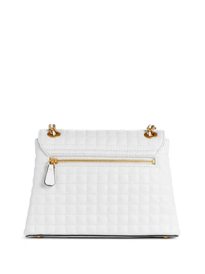 Handbags Women GUESS Tia Convertible Crossbody White Multi