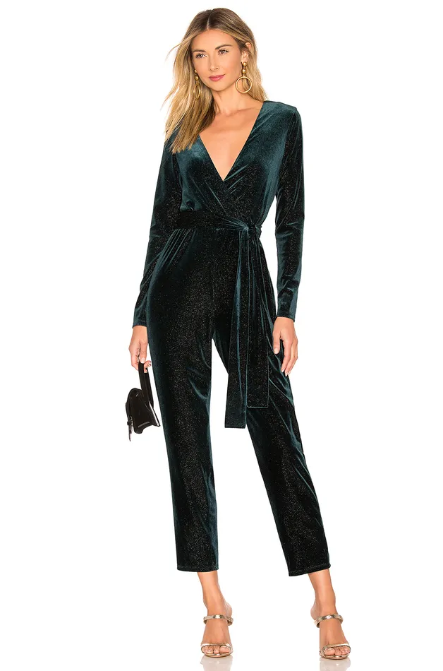 Hart Jumpsuit Deep Emerald Women Lovers and Friends Jumpsuits