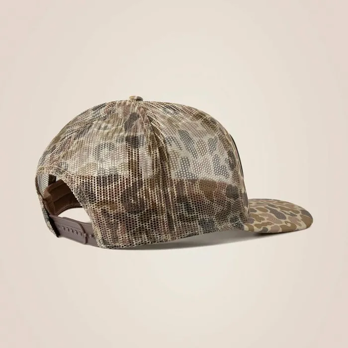 Hats and Caps Men Ariat Logo Camo Cap Green Hats and Caps Men Ariat Logo Camo Cap Green