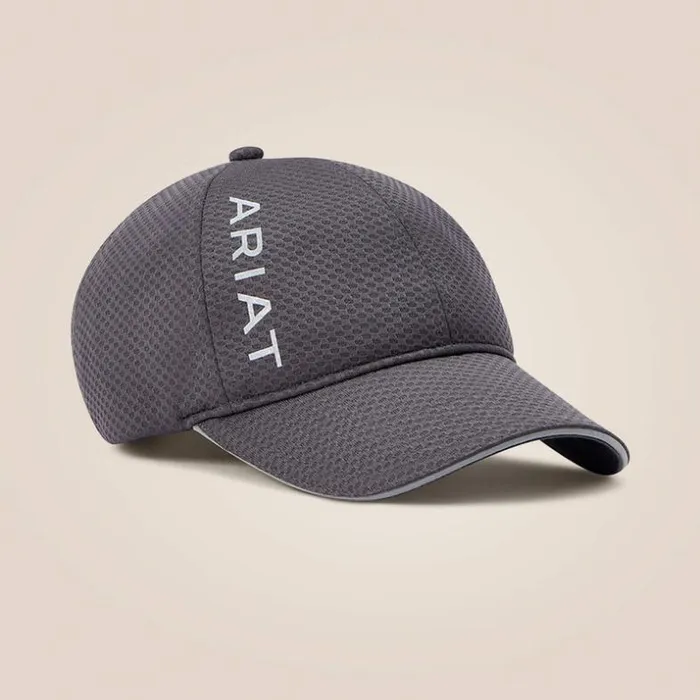 Hats and Caps MenWomen Ariat AriatTEK Performance Mesh Cap Charcoal Liqueur