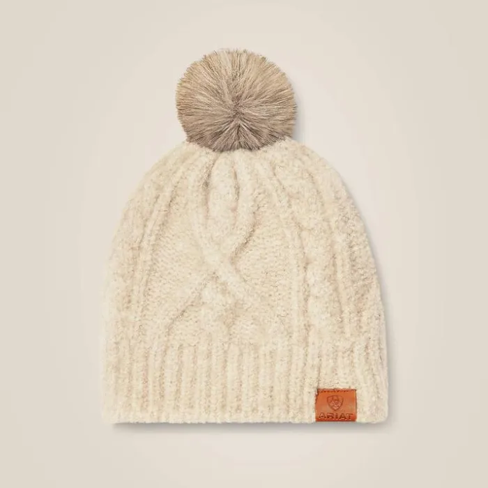 Hats and Caps Women Ariat Entwine Beanie Fields Of Rye Heather