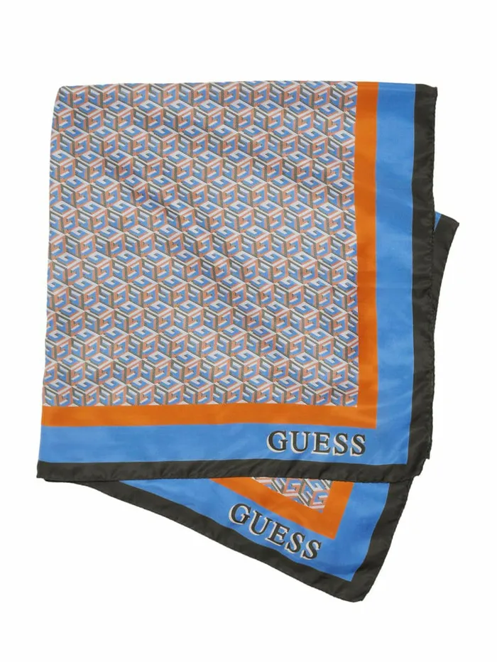 Hats and Scarves Silvana Foulard Aquatic Logo 8211 GUESS Women