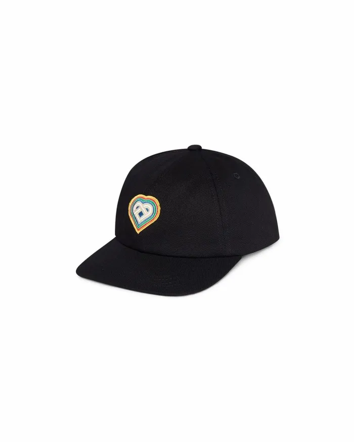 Hats MenWomen Casablanca Paris Heart Rainbow Cap