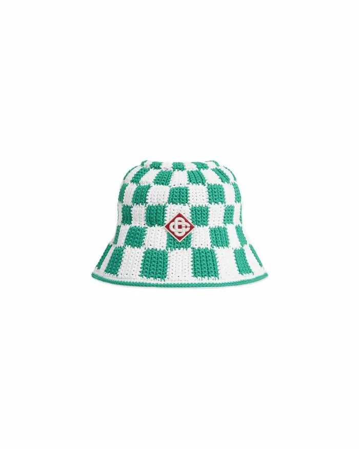 Hats MenWomen Casablanca Paris Scuba Square Crochet Hat