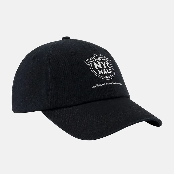 Hats New Balance MenWomen United Half 6 Panel Classic Hat BLACK
