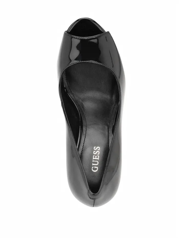 Heels GUESS Women Cacei PeepToe Stiletto Heels Black 001 Heels GUESS Women Cacei PeepToe Stiletto Heels Black 001