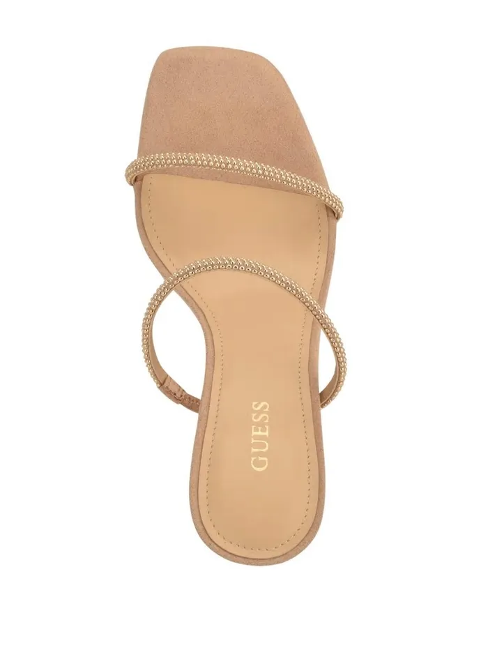 Heels Habbit Kitten Heel Sandals Light Natural 8211 GUESS Women Heels Habbit Kitten Heel Sandals Light Natural 8211 GUESS Women