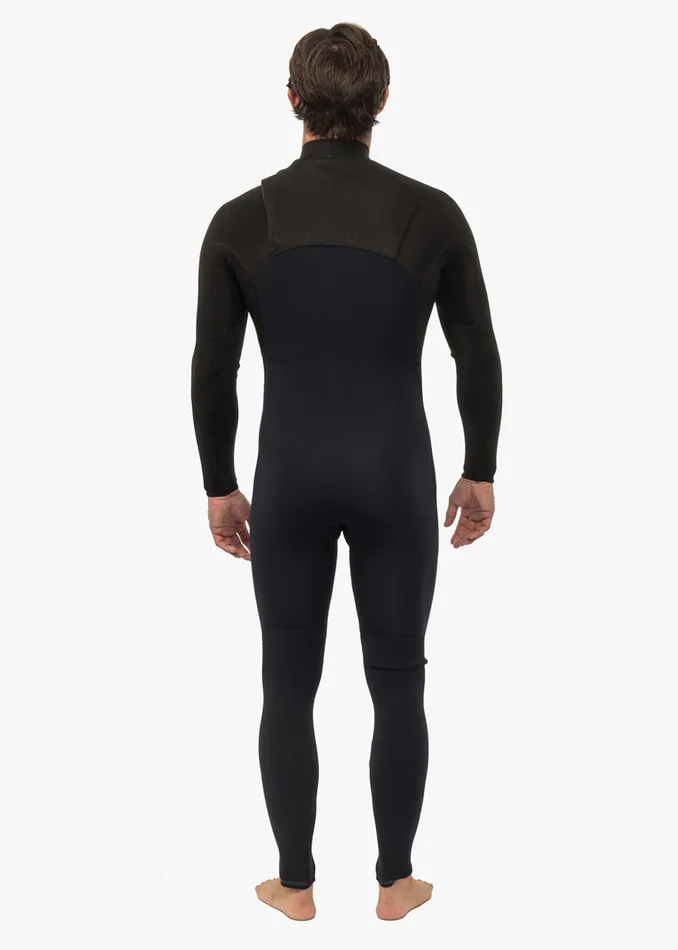 High Seas II 32 Full Chest Zip Wetsuit Stealth High Seas Wetsuits Vissla Men