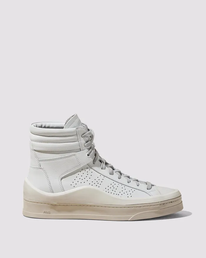 High Tops Women Rail All White Sneaker P448