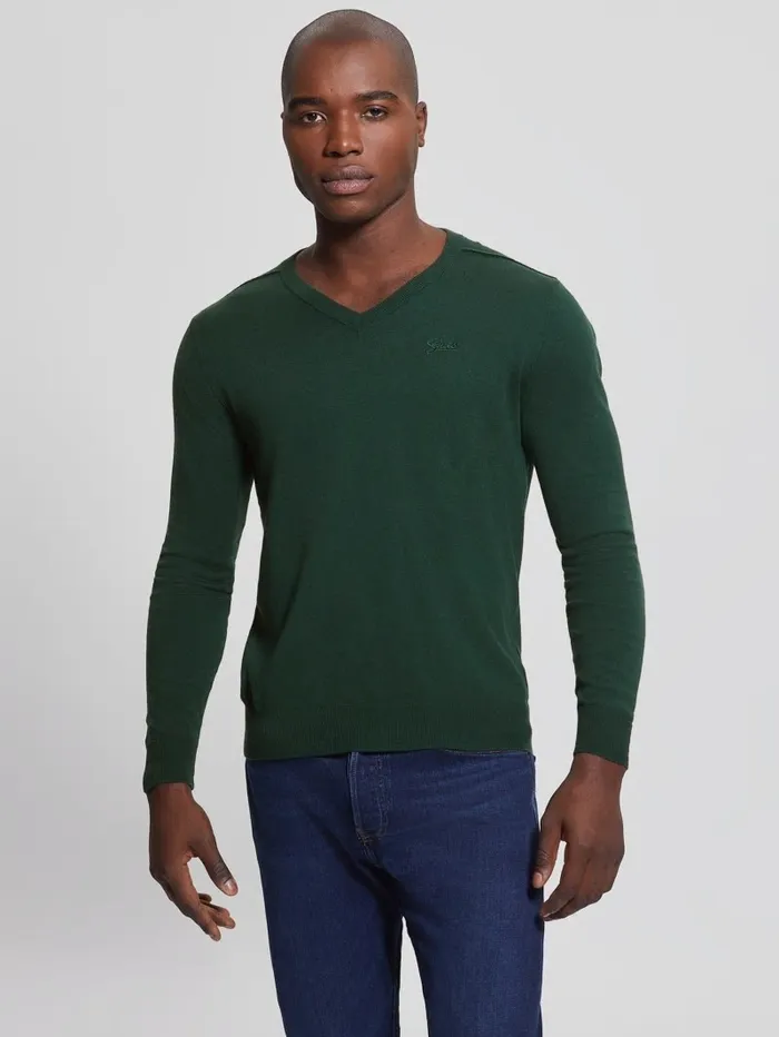 Hoodies and Sweaters Eco Rainard Sweatshirt Chaser Green 8211 GUESS Men