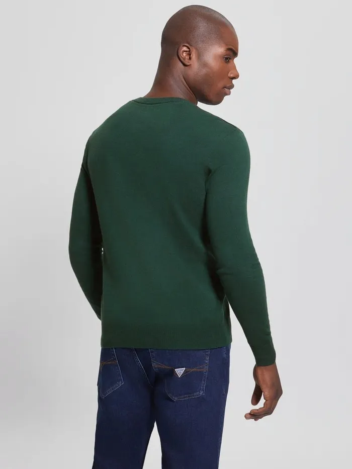 Hoodies and Sweaters Eco Rainard Sweatshirt Chaser Green 8211 GUESS Men Hoodies and Sweaters Eco Rainard Sweatshirt Chaser Green 8211 GUESS Men