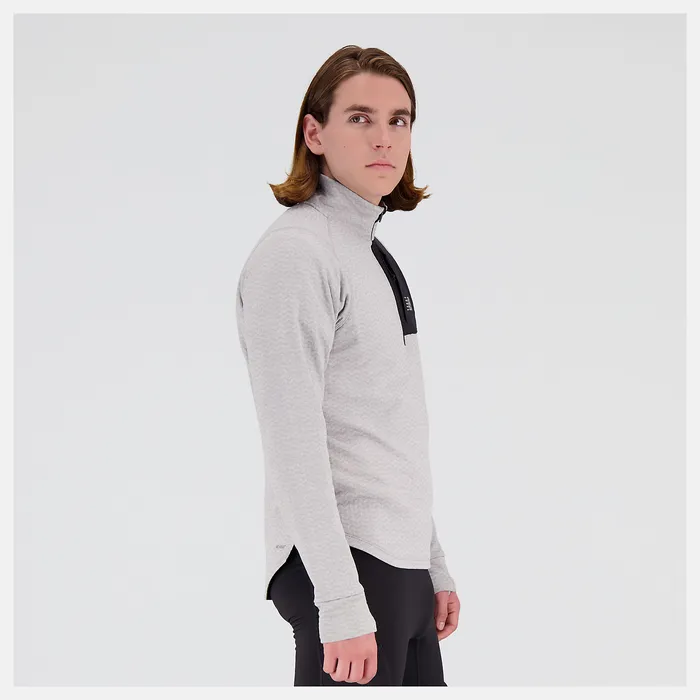 Hoodies and Sweatshirts NB Heat Grid Half Zip ATHLETIC GREY 8211 New Balance Men Hoodies and Sweatshirts NB Heat Grid Half Zip ATHLETIC GREY 8211 New Balance Men