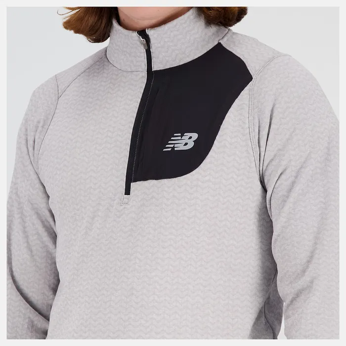 Hoodies and Sweatshirts NB Heat Grid Half Zip ATHLETIC GREY 8211 New Balance Men Hoodies and Sweatshirts NB Heat Grid Half Zip ATHLETIC GREY 8211 New Balance Men