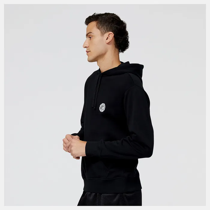 Hoodies and Sweatshirts New Balance Men NB Hoops Fundamentals Hoodie BLACK Hoodies and Sweatshirts New Balance Men NB Hoops Fundamentals Hoodie BLACK
