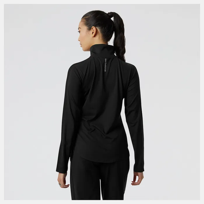 Hoodies and Sweatshirts New Balance Women Accelerate Half Zip BLACK