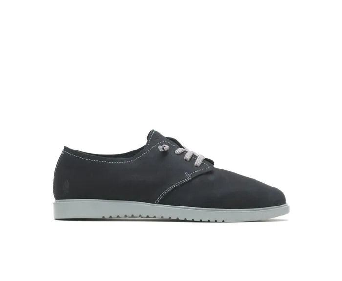 Hush Puppies Everyday Lace Up Black Nubuck Women Sneakers