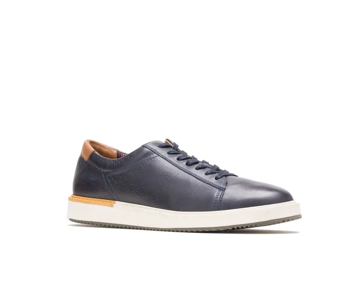 Hush Puppies Sneakers Men Heath Sneaker Navy Leather Hush Puppies Sneakers Men Heath Sneaker Navy Leather