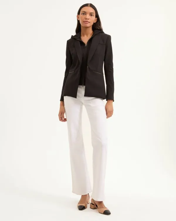 Iconic Scuba Dickey Jacket Black Women Veronica Beard Jackets and Outerwear Iconic Scuba Dickey Jacket Black Women Veronica Beard Jackets and Outerwear