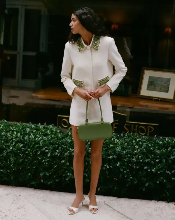 Imogen Embellished Cropped Jacket Offwhite Women Veronica Beard Jackets and Outerwear Imogen Embellished Cropped Jacket Offwhite Women Veronica Beard Jackets and Outerwear