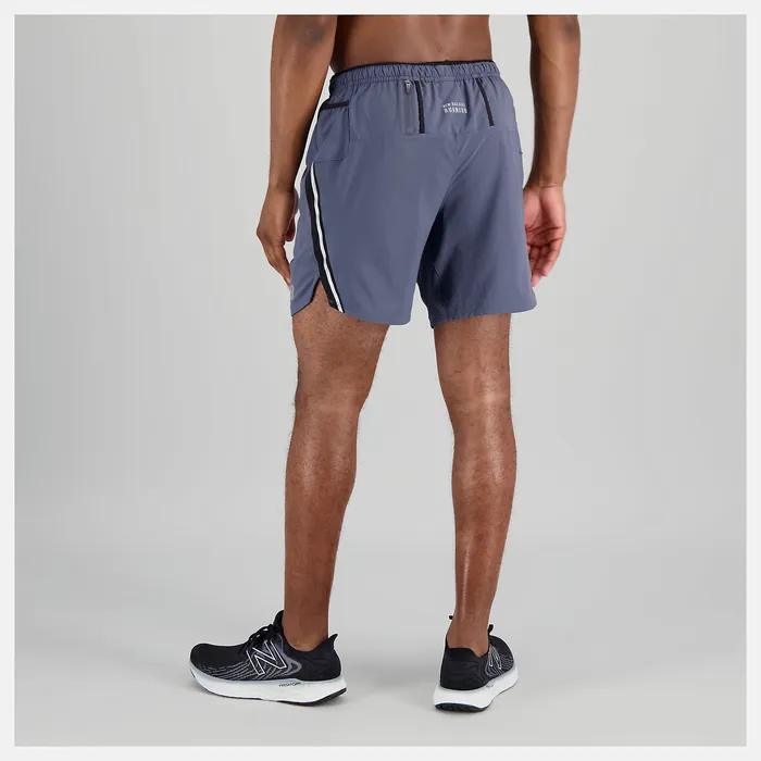 Impact Run 7 Inch Short THUNDER Shorts New Balance Men Impact Run 7 Inch Short THUNDER Shorts New Balance Men
