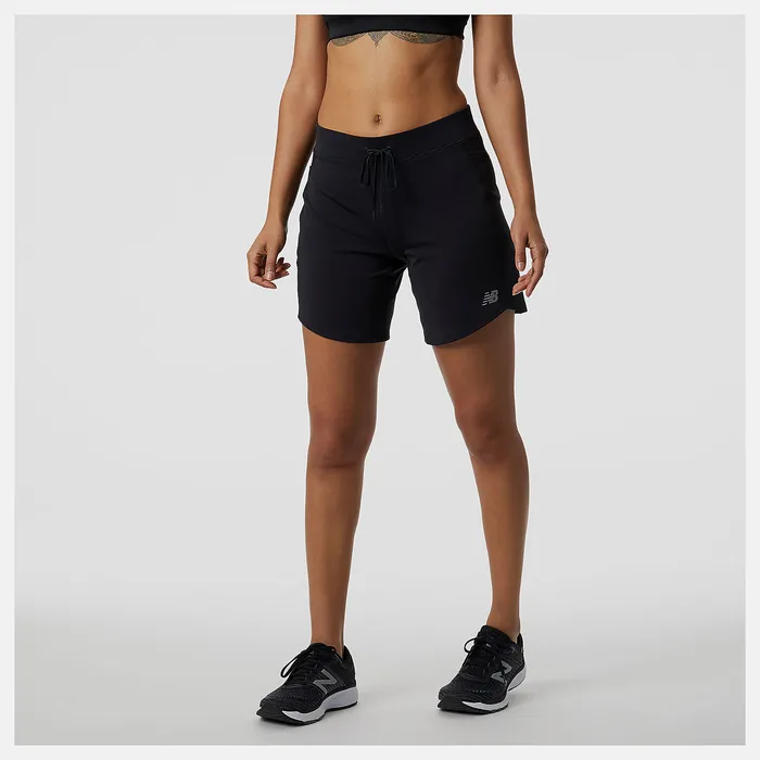 Impact Run Short 7 Inch BLACK Shorts New Balance Women