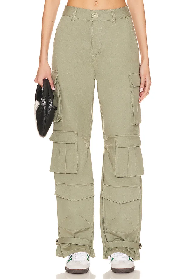 Issa Pant Army Green Women Lovers and Friends Pants