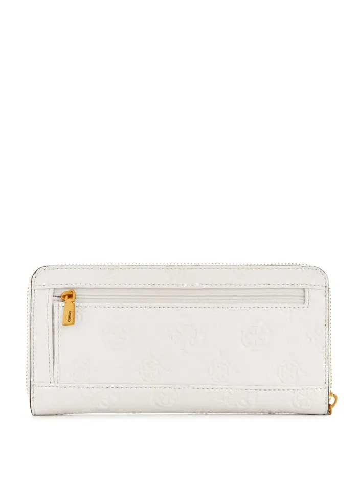 Izzy Peony Large ZipAround Wallet Steel Women Handbags GUESS Izzy Peony Large ZipAround Wallet Steel Women Handbags GUESS