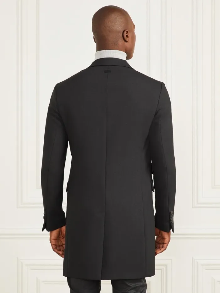 Jackets and Coats Evening Double Breasted Coat Black GUESS Men Jackets and Coats Evening Double Breasted Coat Black GUESS Men