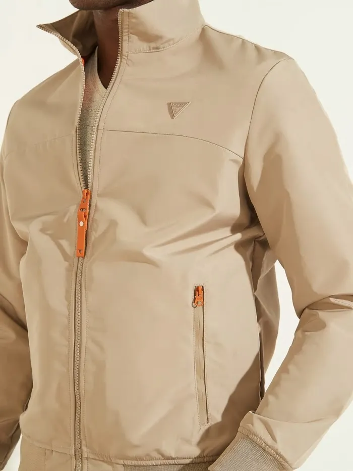 Jackets and Coats Men Amos Flight Jacket Impact Grey GUESS