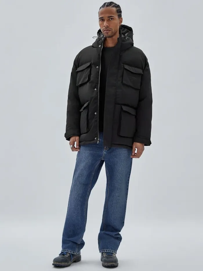 Jackets and Coats Men GUESS Originals Parka Jacket Black GUESS Jackets and Coats Men GUESS Originals Parka Jacket Black GUESS