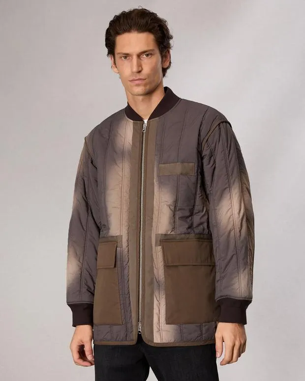Jackets and Coats Men rag and bone Delta Liner Jacket Gravel GradientWashed Black Jackets and Coats Men rag and bone Delta Liner Jacket Gravel GradientWashed Black