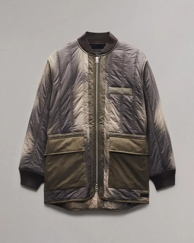 Jackets and Coats Men rag and bone Delta Liner Jacket Gravel GradientWashed Black