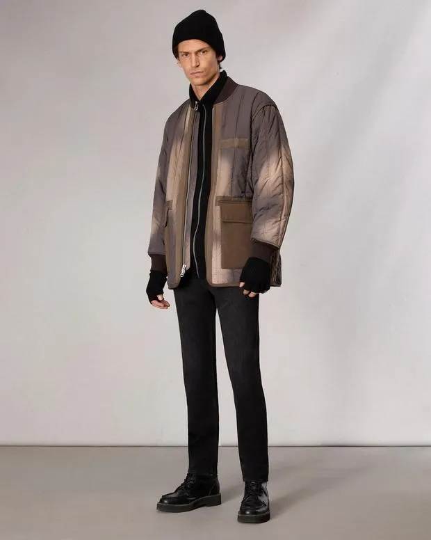 Jackets and Coats Men rag and bone Delta Liner Jacket Gravel GradientWashed Black