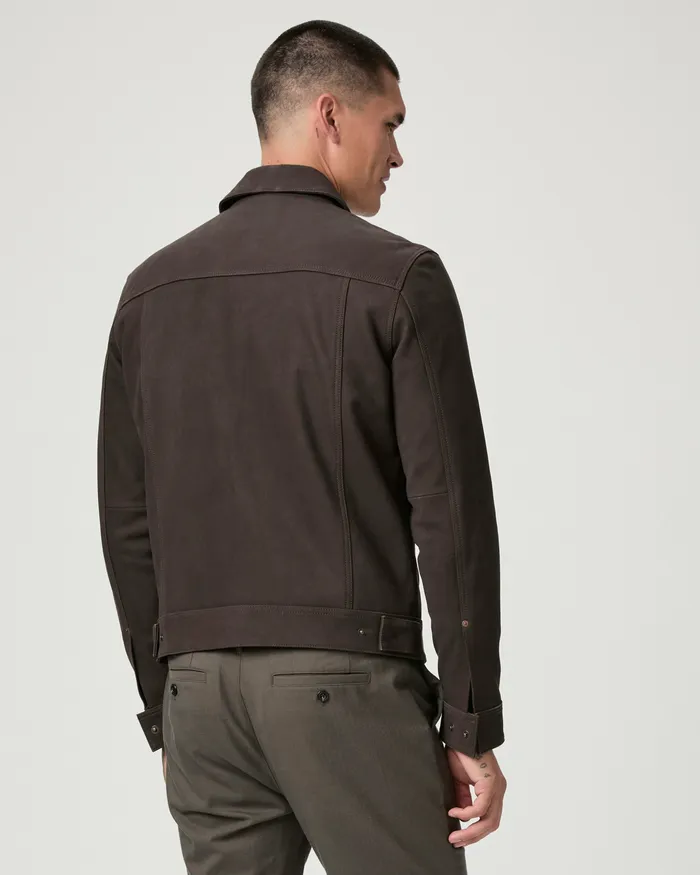 Jackets and Coats PAIGE Men Pedro Jacket 8211 Dark Chocolate Suede Jackets and Coats PAIGE Men Pedro Jacket 8211 Dark Chocolate Suede