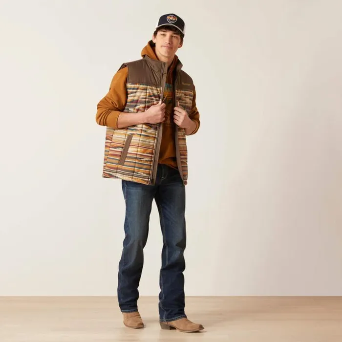 Jackets and Vests Men Ariat Chimayo Crius Vest Chimayo Saltillo