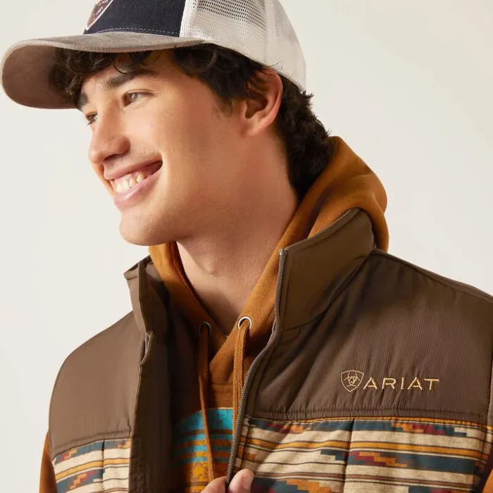 Jackets and Vests Men Ariat Chimayo Crius Vest Chimayo Saltillo