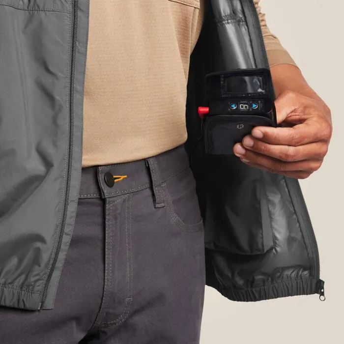 Jackets and Vests Men Ariat Rebar Elite Series Wind Chill Vest Rebar Gray Jackets and Vests Men Ariat Rebar Elite Series Wind Chill Vest Rebar Gray