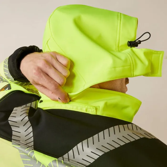 Jackets and Vests Men Ariat Rebar HiVis Softshell Jacket Hivis Yellow Jackets and Vests Men Ariat Rebar HiVis Softshell Jacket Hivis Yellow