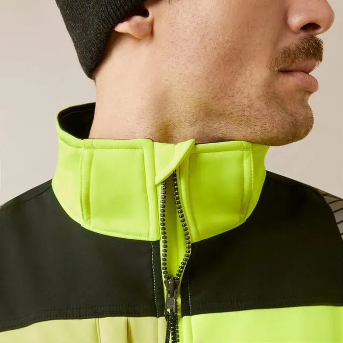 Jackets and Vests Men Ariat Rebar HiVis Softshell Jacket Hivis Yellow Jackets and Vests Men Ariat Rebar HiVis Softshell Jacket Hivis Yellow