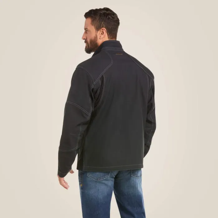 Jackets and Vests Men Ariat Rebar Stretch Canvas Softshell Jacket Black Jackets and Vests Men Ariat Rebar Stretch Canvas Softshell Jacket Black