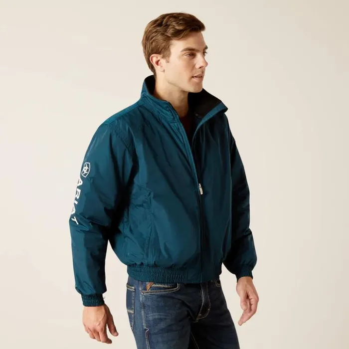 Jackets and Vests Men Ariat Stable Insulated Jacket Reflecting Pond