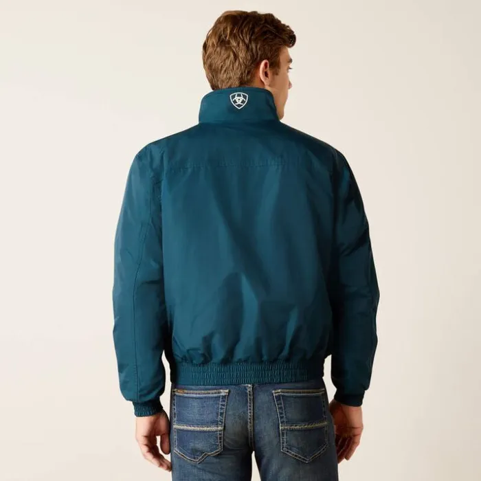 Jackets and Vests Men Ariat Stable Insulated Jacket Reflecting Pond