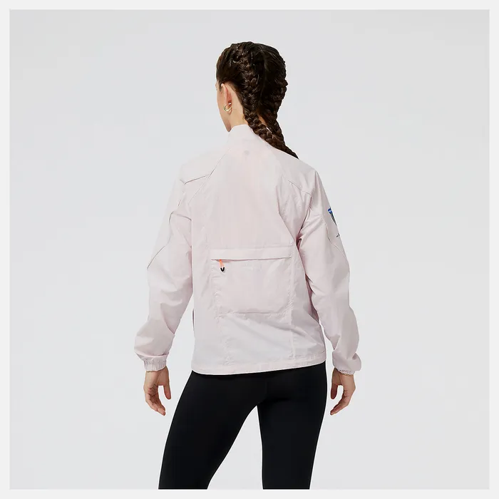 Jackets and Vests Women United Airlines NYC Half Printed Impact Run Packable Jacket STONE PINK New Balance Jackets and Vests Women United Airlines NYC Half Printed Impact Run Packable Jacket STONE PINK New Balance