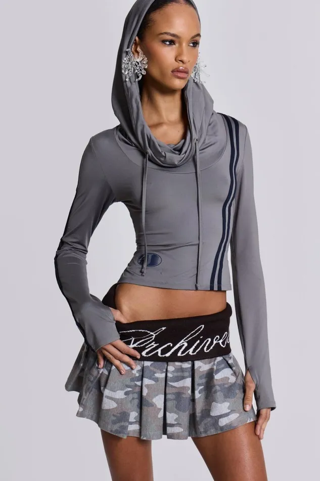 Jaded London Camo Pants Women Signature Camo Pleated Mini Skirt Multi