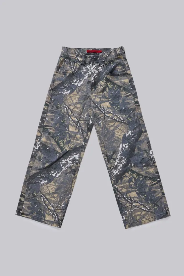 Jaded London Colossus Jeans MenUnisex Forest Camo Colossus Jeans Multi