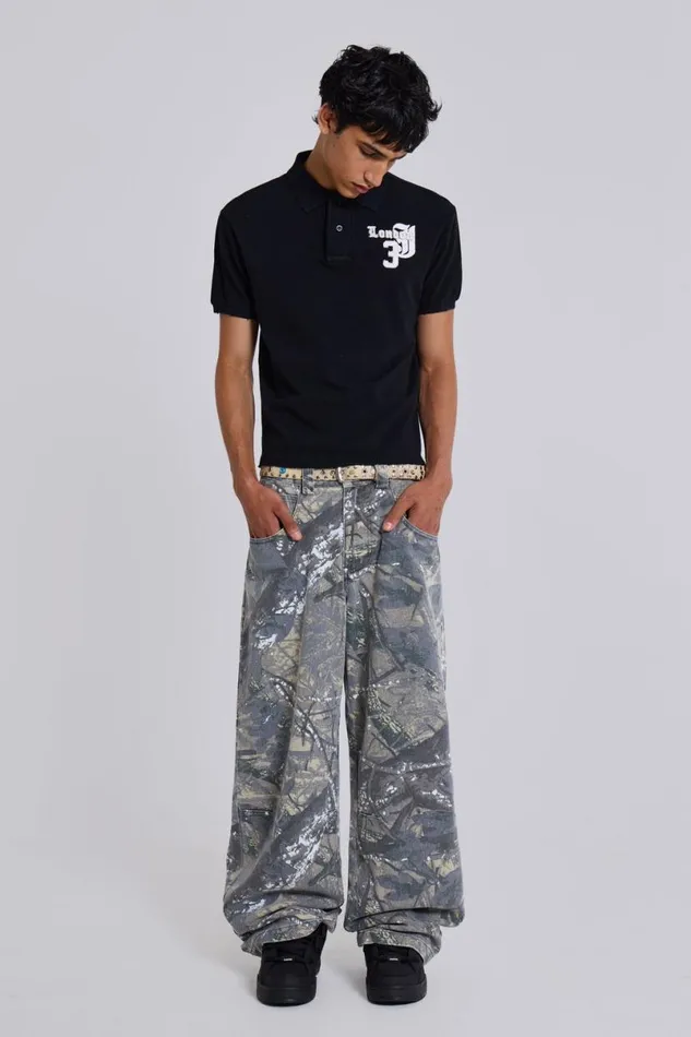 Jaded London Colossus Jeans MenUnisex Forest Camo Colossus Jeans Multi