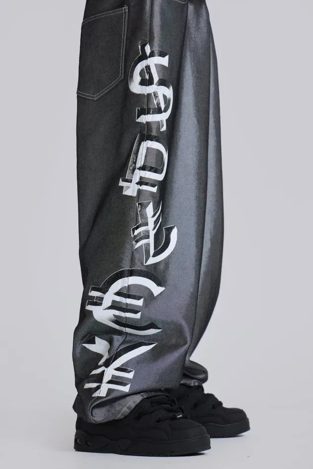 Jaded London Colossus Jeans MenUnisex Money XL Colossus Jeans Grey