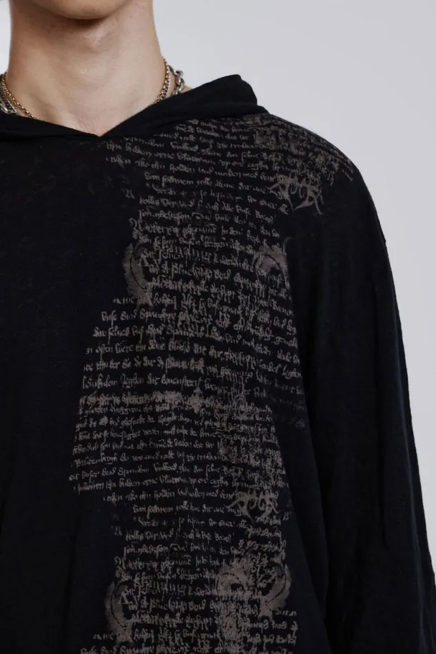 Jaded London Hoodies and Sweatshirts Men Sonnet Hoodie Black