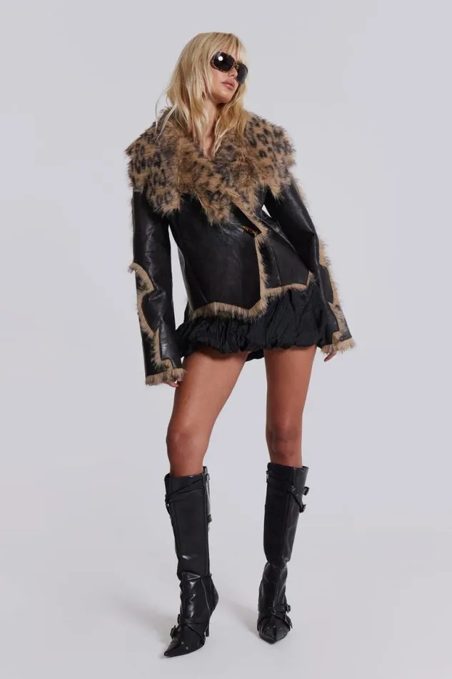 Jaded London Jackets Women Seone Faux Fur Jacket Black