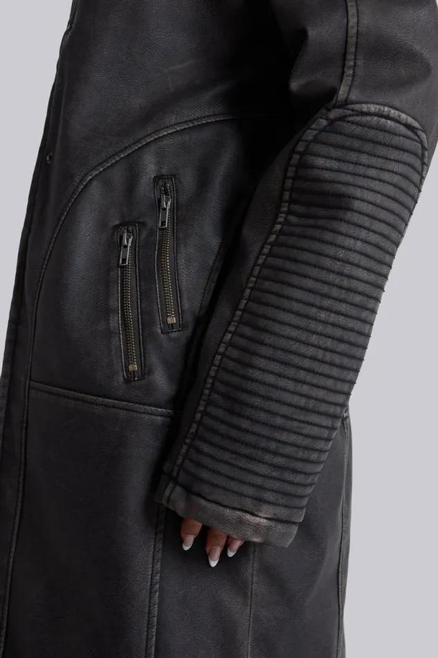 Jaded London Jackets Women Vespera Motor Cross Jacket Black